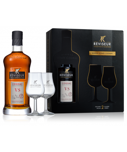 Reviseur Cognac VS Coffret 2 Verres