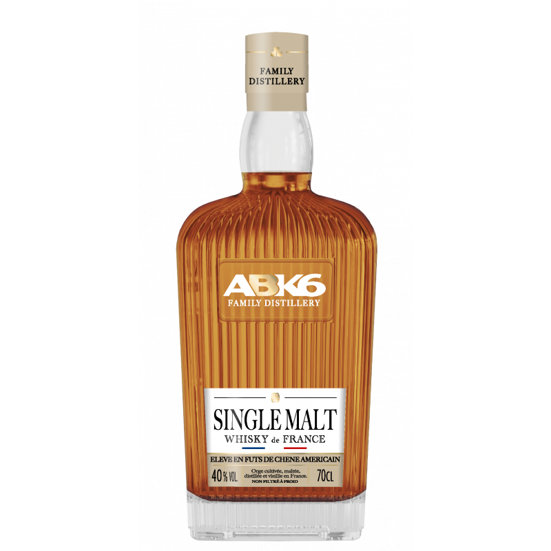 ABK6 Family Distillery Single Malt Whisky de France 40% Élevé en fûts de Chêne Américain