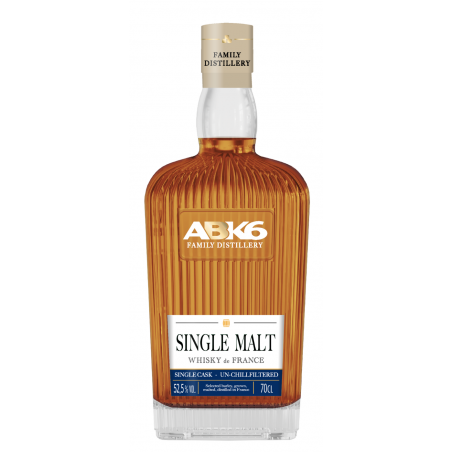 ABK6 Family Distillery Single Malt Whisky de France 52,5% Élevé en fûts de Chêne Américain
